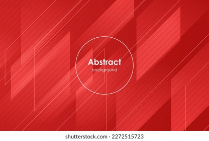 fondo geométrico abstracto rojo. concepto moderno. vector eps10