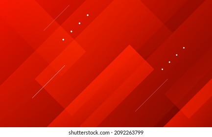 Red abstract geometric background. Vector illustration