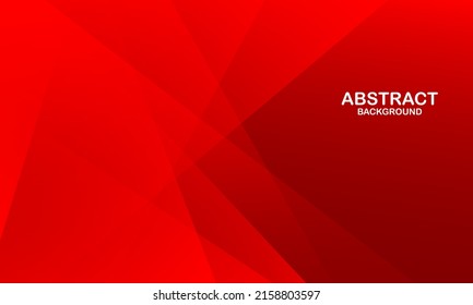 Red abstract geometric background. Vector illustration