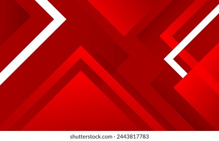 Red abstract geometric background. Vector illustration