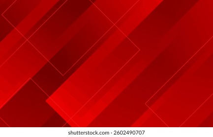 Red abstract geometric background. Vector illustration