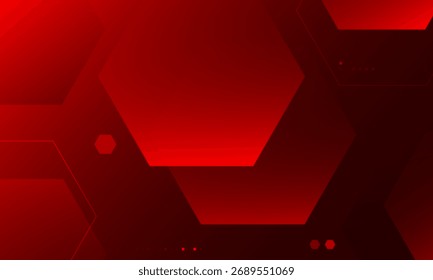 Red abstract geometric background. Vector illustration