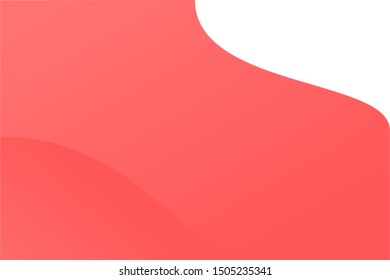 Red abstract geometric background.Trend gradient. Fluid shapes composition. Eps10 vector. - Vector