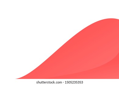 Red abstract geometric background.Trend gradient. Fluid shapes composition. Eps10 vector. - Vector