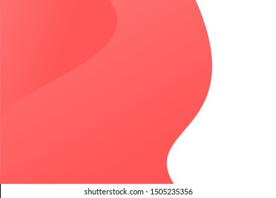 Red abstract geometric background.Trend gradient. Fluid shapes composition. Eps10 vector. - Vector