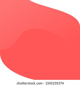 Red abstract geometric background.Trend gradient. Fluid shapes composition. Eps10 vector. - Vector