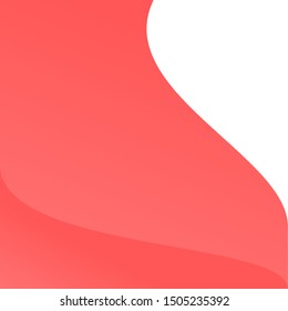 Red abstract geometric background.Trend gradient. Fluid shapes composition. Eps10 vector. - Vector