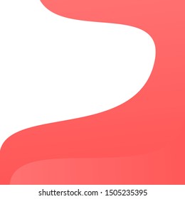 Red abstract geometric background.Trend gradient. Fluid shapes composition. Eps10 vector. - Vector