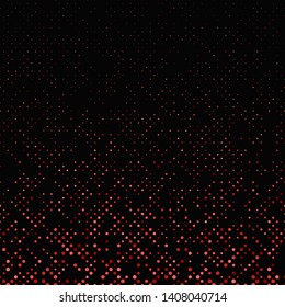 Red abstract geometric circle pattern background - vector graphic