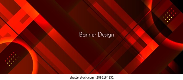 Fondo de patrón de líneas de color transparentes con movimiento geométrico abstracto rojo