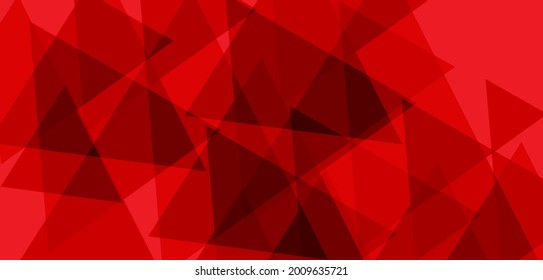 Red abstract geometric shapes background design. Banner template