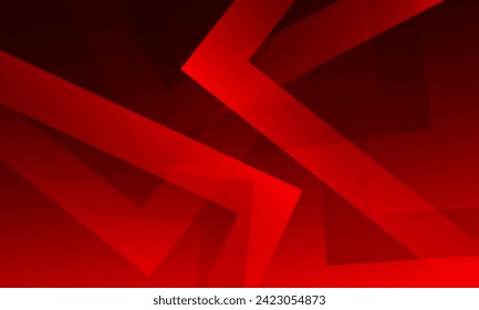 Red abstract geometric shapes background. Vector illustration
