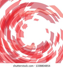 Red Abstract Geometric For Technology Background. Vector