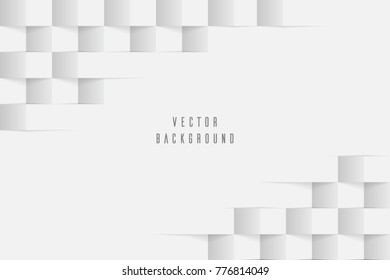 Red abstract geometric vector background