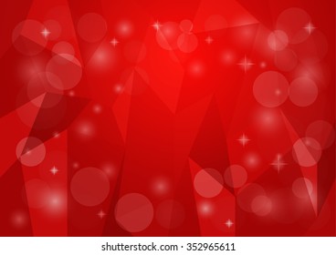 Red abstract glitter background  holiday  design.
