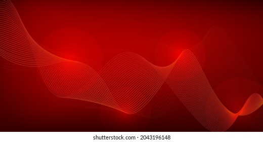 fondo de líneas de brillo abstractas rojas