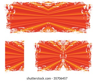 red abstract grunge