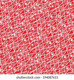 red abstract grunge lined seamless vector wallpaper background pattern design