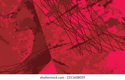 red abstract grunge pattern background design