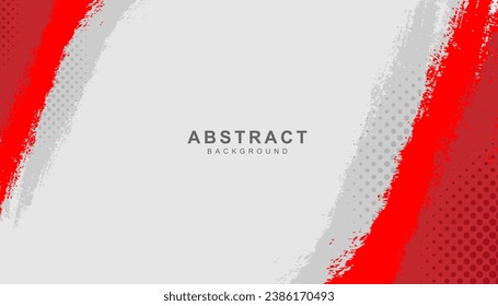 red abstract grunge texture on a white background vector