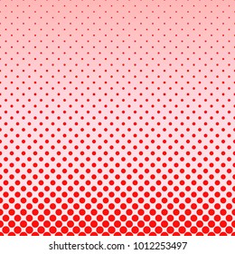 Red abstract halftone dot pattern background design
