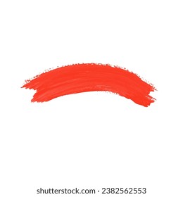 Trazo De Pincel De Tinta De Resumen Rojo. Trazo de pincel de tinta de textura. Resumen Elemento de diseño de pincel de tinta 