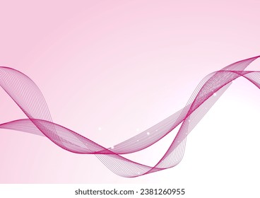 red abstract line art background