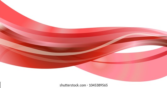 Red Abstract line Background