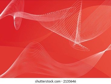 red  abstract lines background                   composition of curved lines--great for backgrounds, or layering over other images