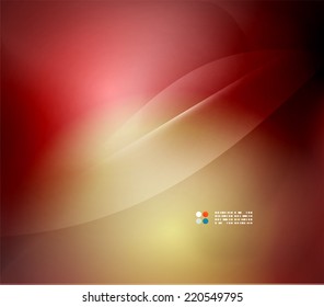 Red abstract lines background, modern template