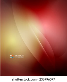 Red abstract lines background, modern template