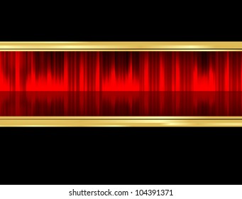 Red abstract lines background for poster