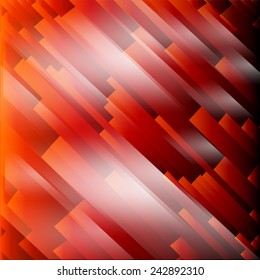 Red abstract lines business vector background 