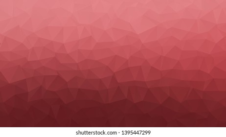 Red abstract low poly backgound for modern design, vector illustration template