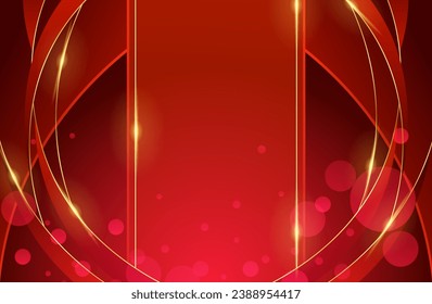 Red Abstract Luxury Background Modern Style
