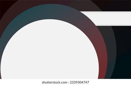 Red abstract mandala design, bright colored circles, top view background, set style on dark background too.