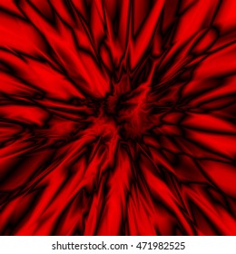 Red abstract marble background, futuristic fabric, silk texture with ambient occlusion effect for design concepts, wallpapers, presentations, web and prints. Vector illustration.