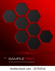 red abstract mate background - vector illustration - jpeg version in my portfolio