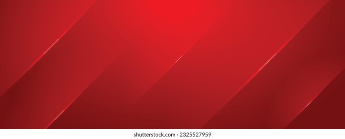 Red Abstract Minimalistic Banner Background