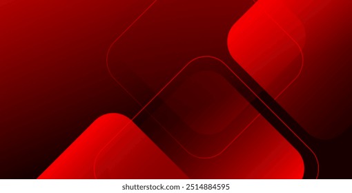 Red abstract modern background. Suit for business, institution, conference, party, Vector illustration