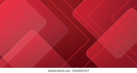 Red abstract modern background. Suit for business, institution, conference, party, Vector illustration