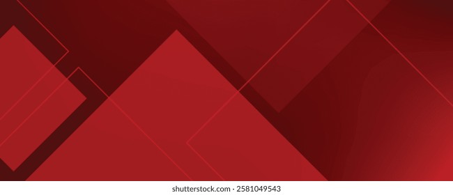 Red abstract modern background. Suit for business, institution, conference, party, Vector illustration