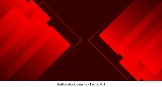 Fundo moderno abstrato vermelho. Terno para negócios, instituição, conferência, festa, ilustração Vetor