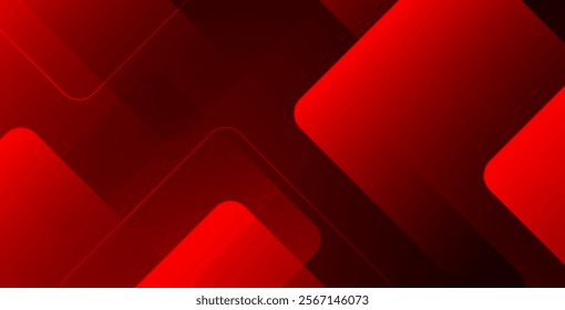 Red abstract modern background, suitable for business, institutions, conferences, or parties. Perfect for posters, banners, presentations, and vector illustrations with a sleek, professional design.