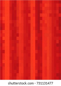 red abstract mosaic background seamless, stripes halftone vector