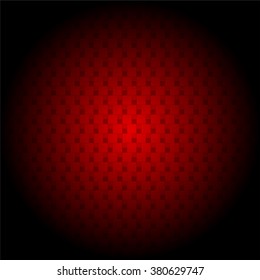 Red abstract mosaic with dark background