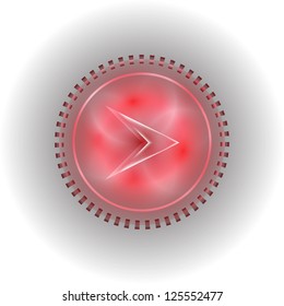 red abstract object