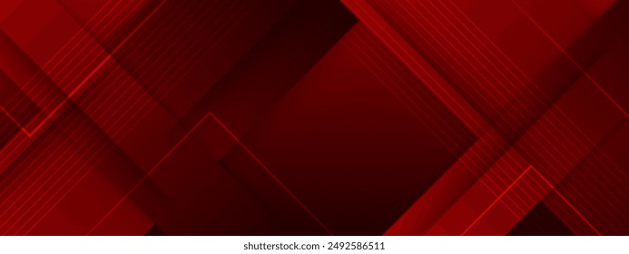 Red abstract on gray background