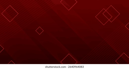 Red abstract on gray background