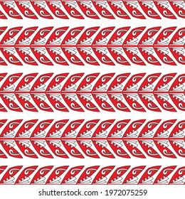 red abstract pattern in white background